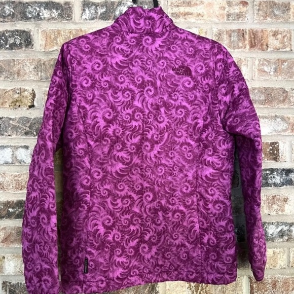 The North Face Girls Thermoball Full Zip Winter Coat Jacket Magenta Purple Sz L - Picture 2 of 12